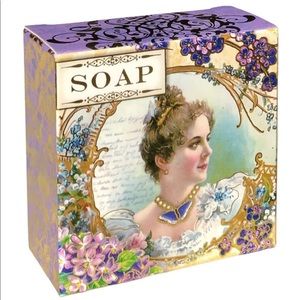 Punch Studio Embossed Verbena Round Soap - Victorian Lady Box (50049)